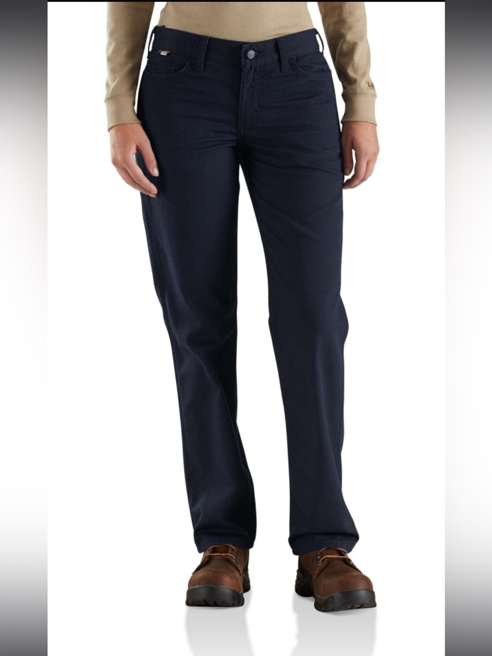 NWT Carhartt Women's Flame Resistant Women's Rugged Flex Canvas Pant